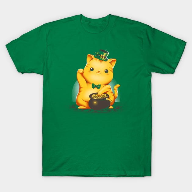 Irish Lucky Cat T-Shirt by Tobe_Fonseca